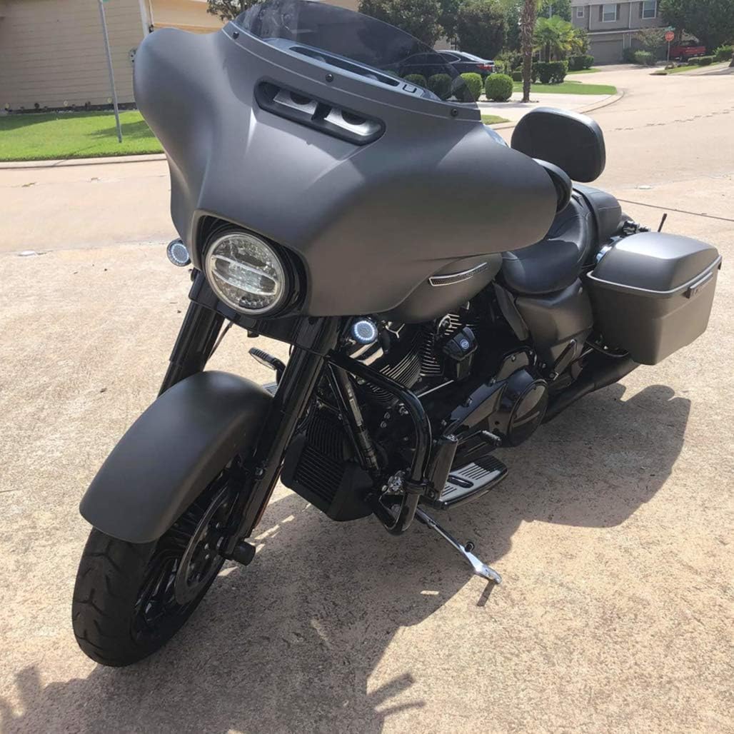 Exclusive Discount 🔥 Z-OFFROAD New 7 inch LED Headlight Motorcycle Headlamp for Touring Street Glide Road King Ultra Classic Electra Glide Fat Boy Tri Cvo Heritage Softail Slim Deluxe Ultra Limited -Customized Style