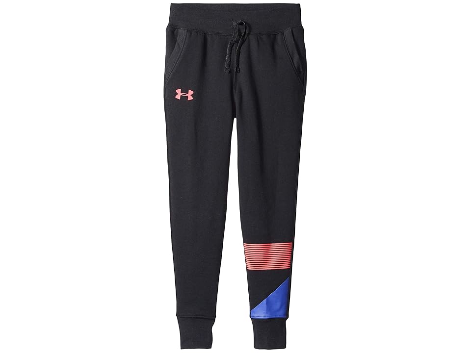 

Under Armour Kids Rival Jogger (Big Kids) (Black/Penta Pink) Girl's Casual Pants, Multi