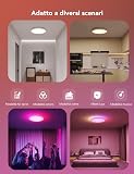 Govee RGBIC LED Plafoniera, 2400lm Smart Lampadario Soffitto, Ronde, 30cm - 5