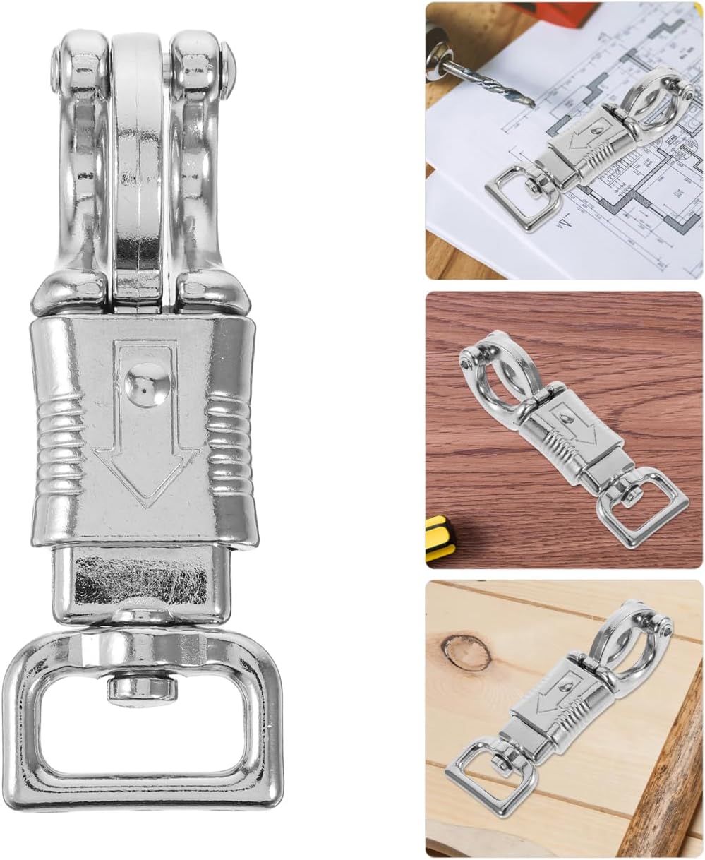 Cabilock Quick Release Snap Hook 4.13 Inch Zinc Alloy Spring Clip for Equestrian Use Horse Riding Gear Rope Clasp Halter Trail Riding Accessories