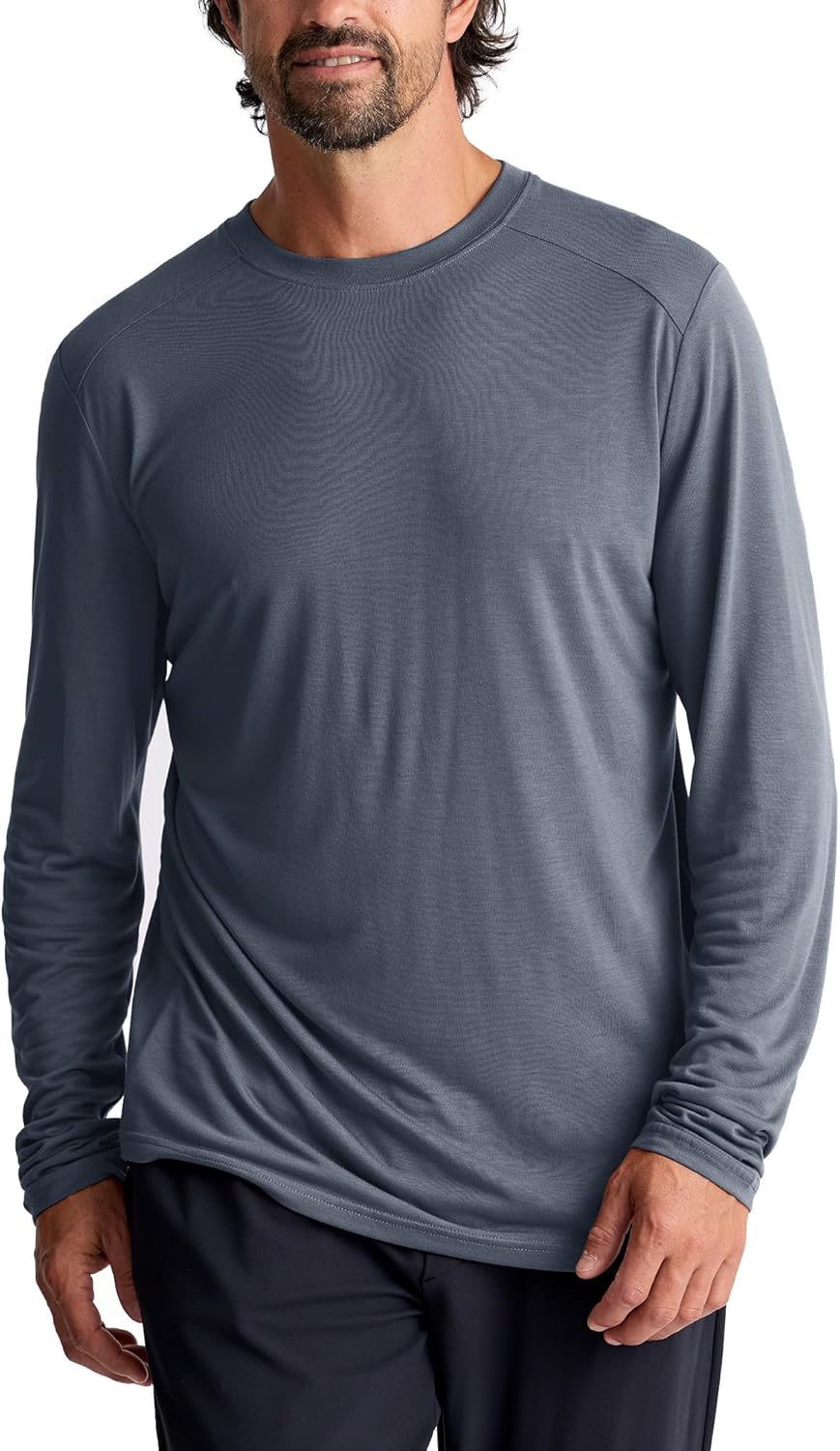 Free Fly Men's Lightweight Long Sleeve Shirt - UPF 20+ Sun Protection, Moisture Wicking, Breathable Bamboo Viscose Shirt