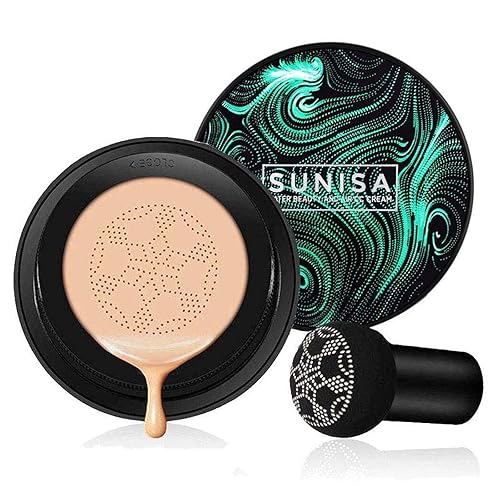 Sunisa 3 en 1 CC y BB a prueba de agua Base Corrector Crema con Cojín de Aire Seta