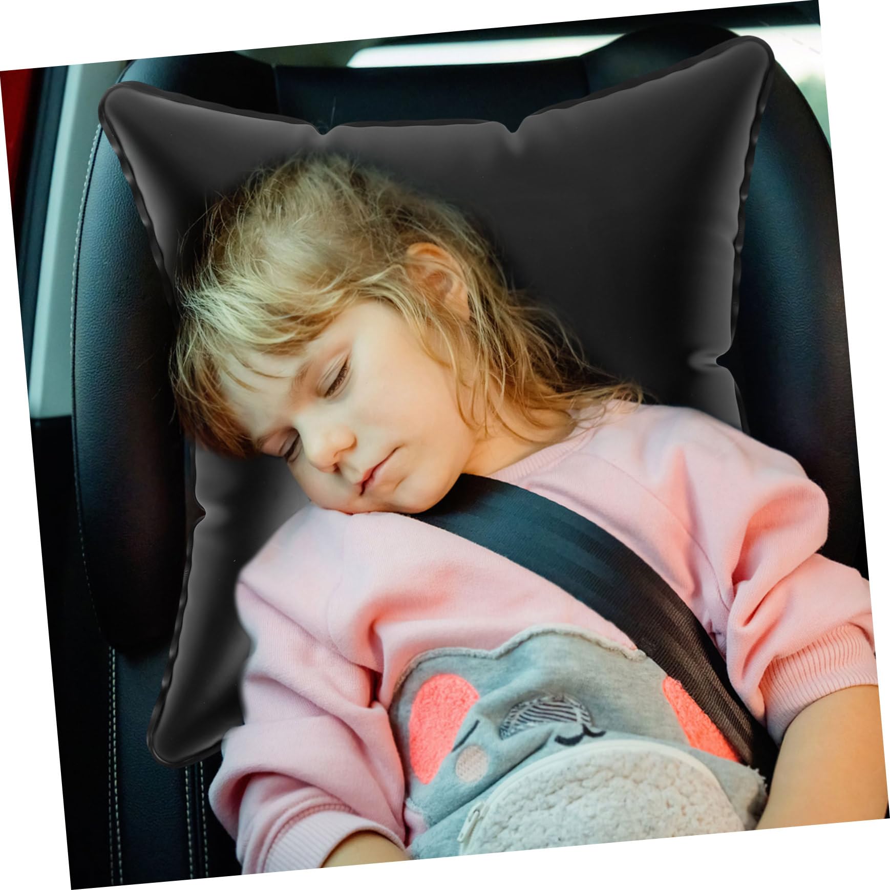 TOPBATHY 4pièces Coussin Gonflable Ergonomique pour Voyage Camping Et Utilisation Voiture Coussin Ajustable Et Léger pour Confort Plein Air
