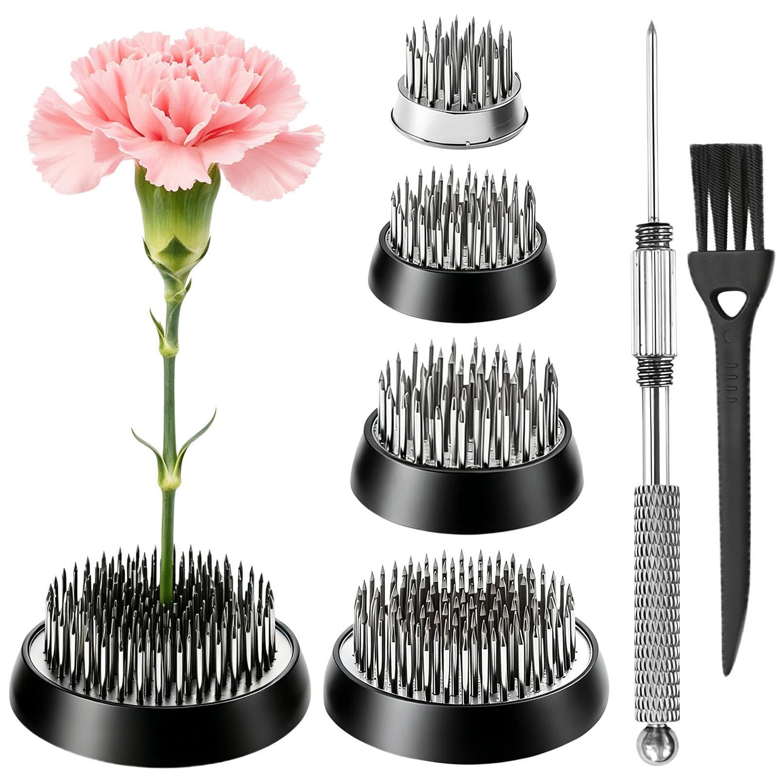 Pin para centro de mesa y cuadrícula de arreglos florales: organizador de ramos para el hogar