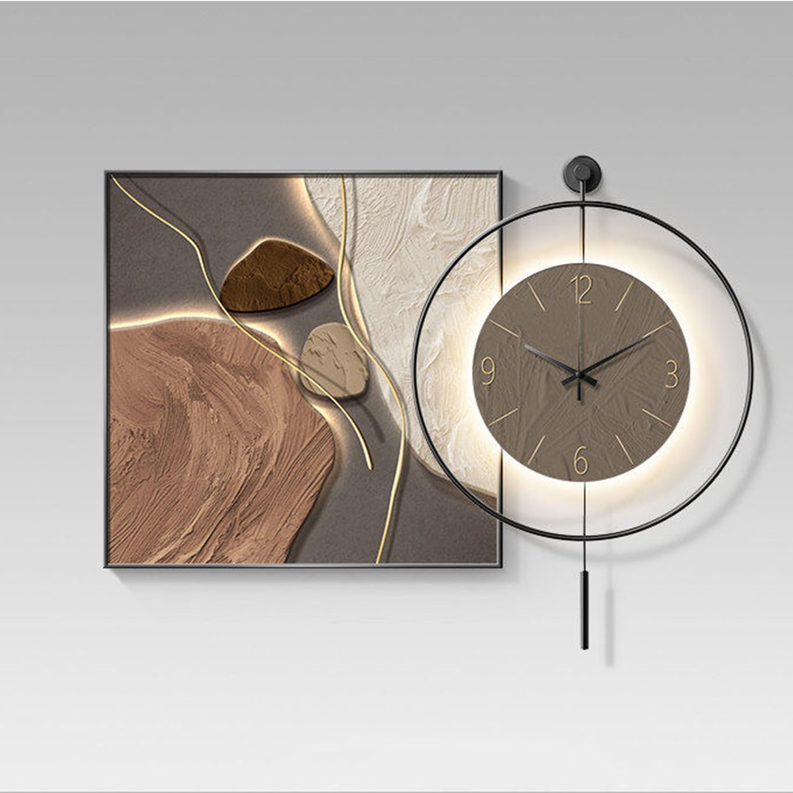 Horloge murale 3D silencieuse pour sublimer un mur vide sans bruit de tic-tac gênant