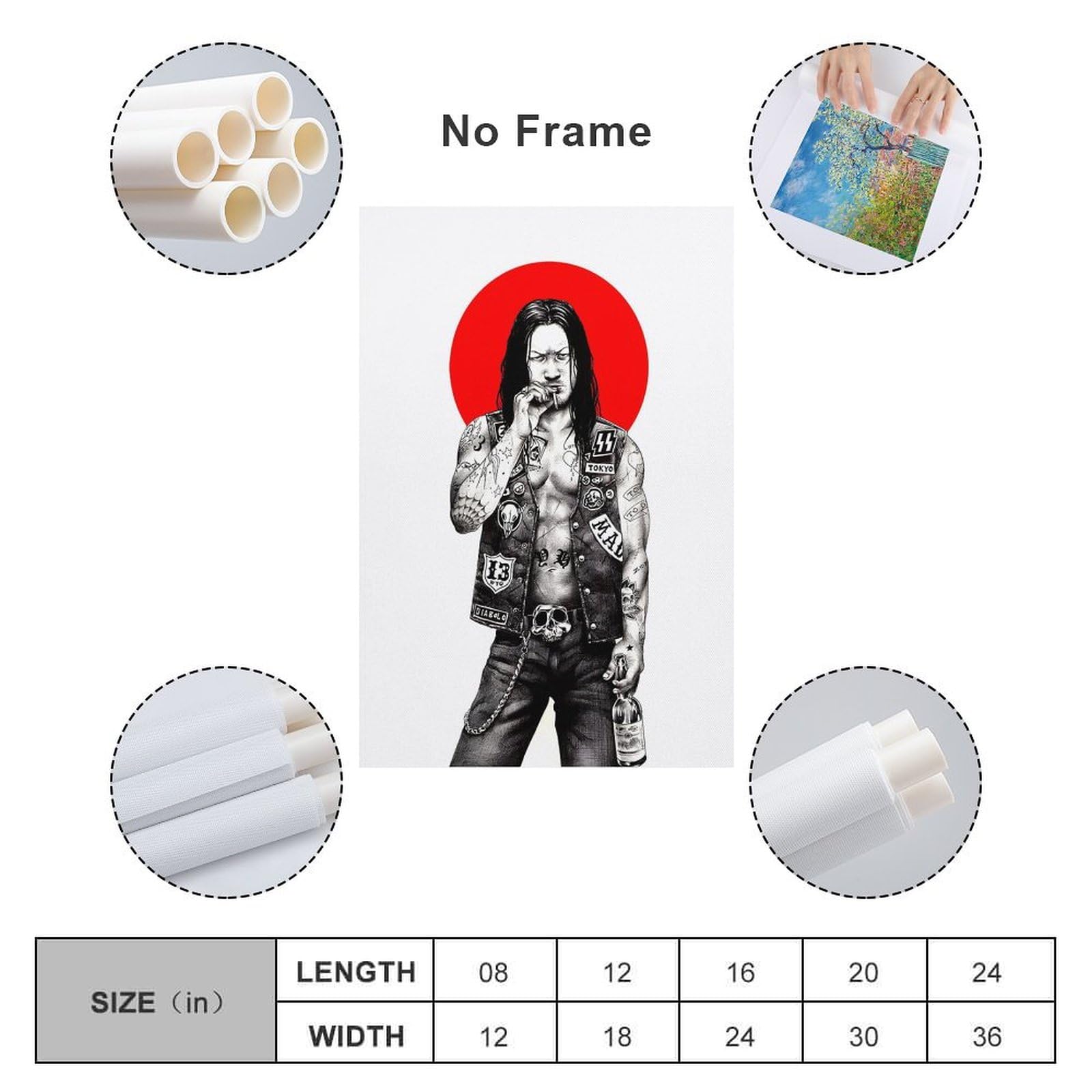 Amazon.co.jp: 大友昇平 ポスター (1) キャンバス 壁アートホーム バス