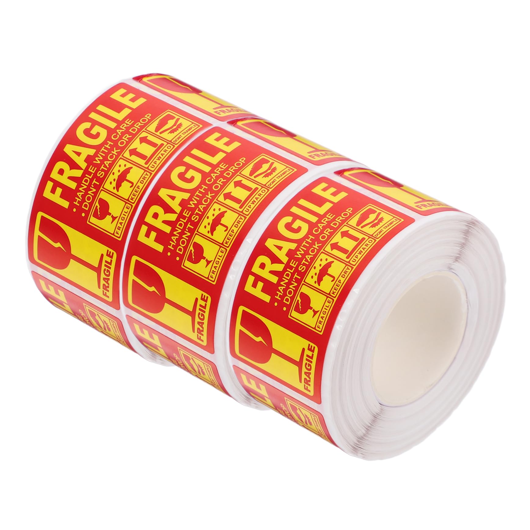 FELTECHELECTR Self-Adhesive Fragile Stickers Set 250 Labels for Shipping Moving Sturdy and Easy to Apply for Protecting Delicate Items
