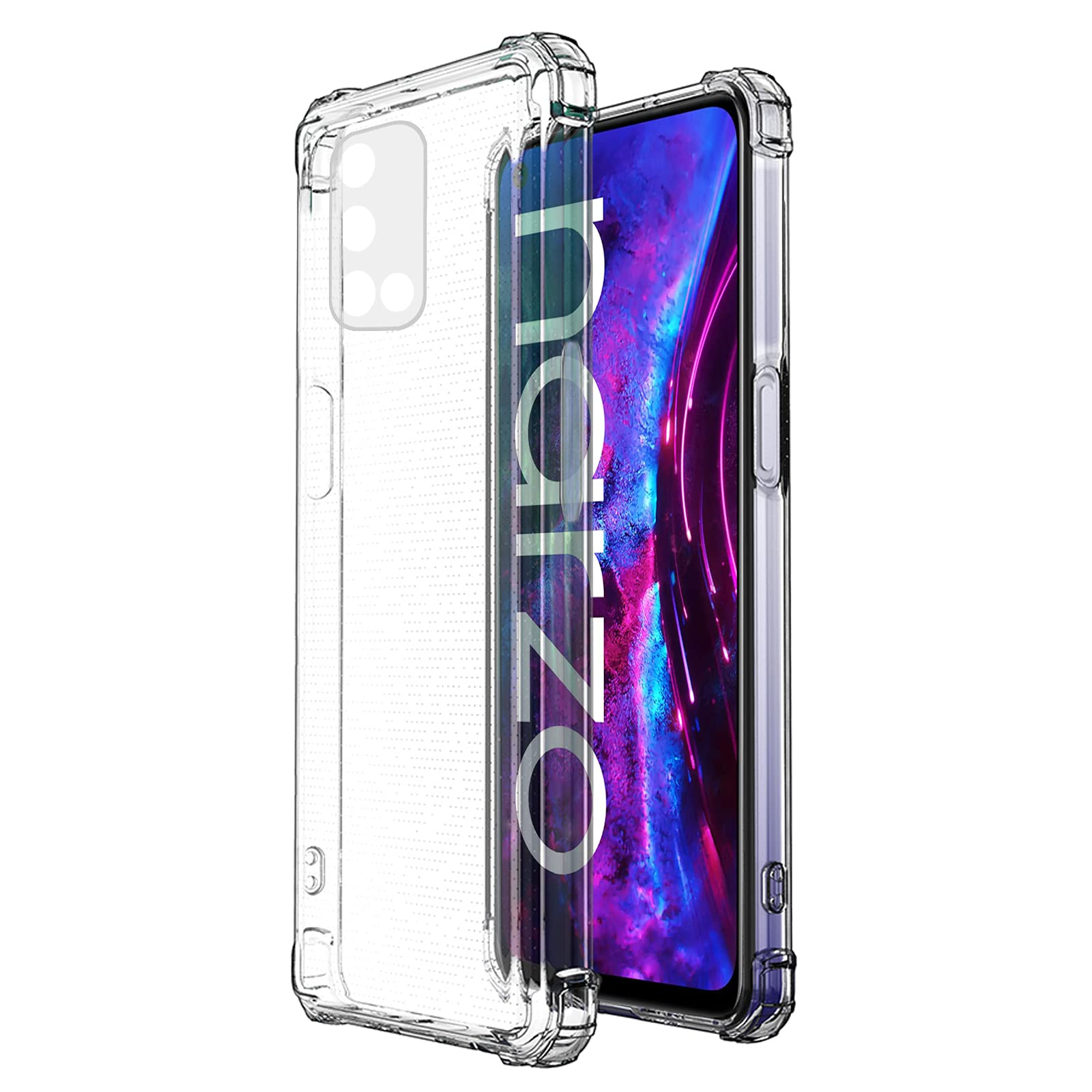 Amazon Brand - Solimo Back Cover for Realme Narzo 30 Pro (Soft & Flexible Back case) Transparent (B093HLHN4Y) Amazon Price History, Amazon Price Tracker