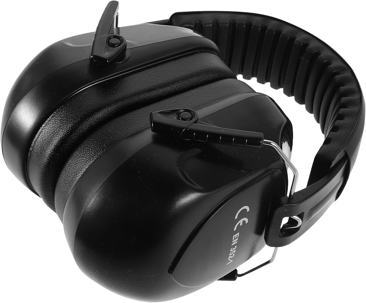 2pcs Noise Reduction Ear Muffs Sound Proof Ear Protector Decibel Reducing Hearing Earmuffs for Sleeping Shooting and Study, Black