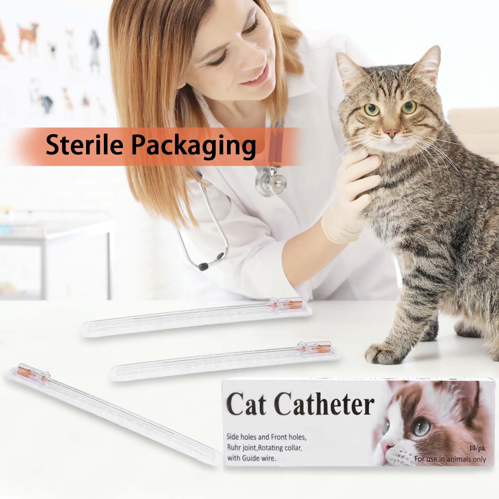 SZEMENTMD Cat-Catheter-Urethral-Veterinary-Instrument (2.5FR-0.8