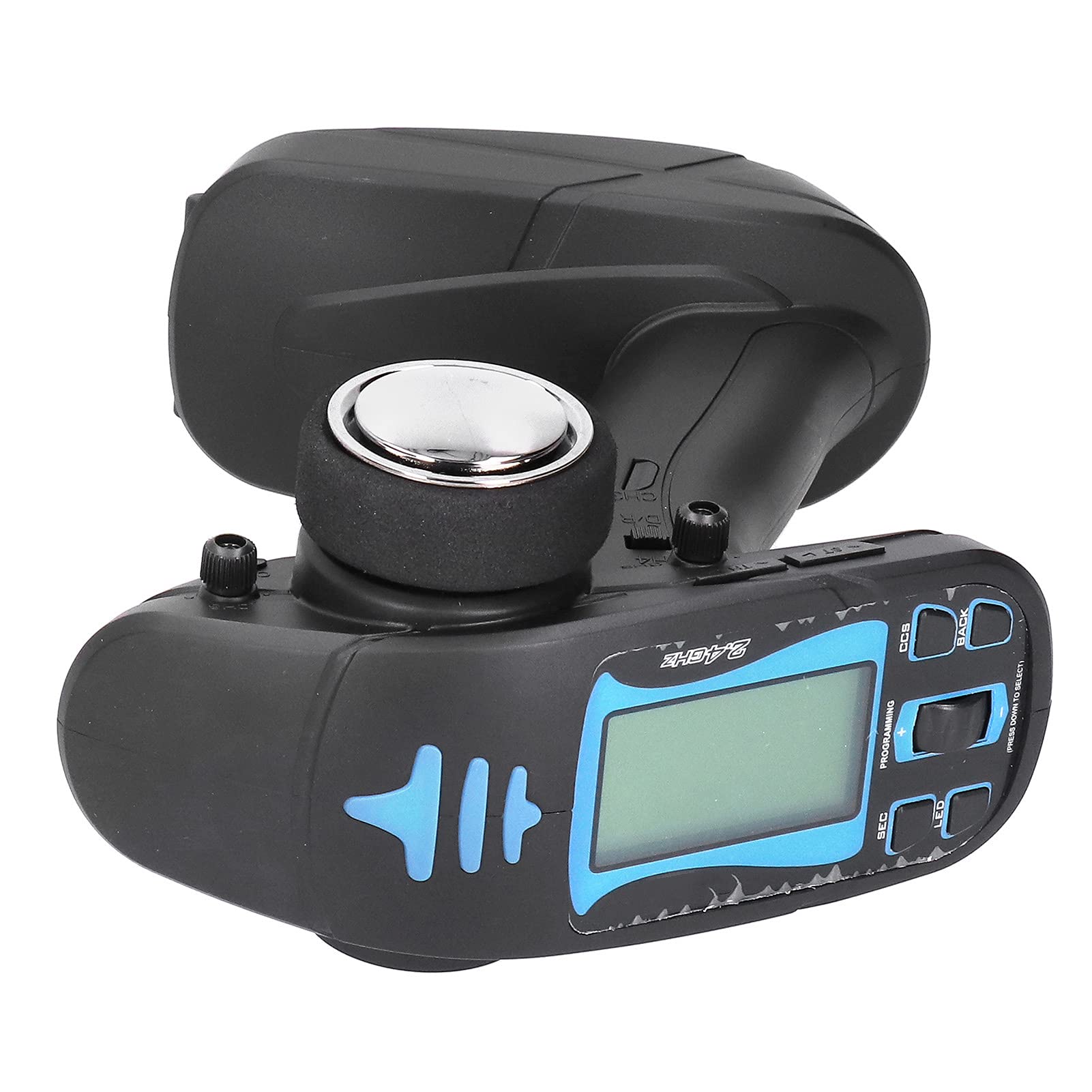 Trasmettitore Telecomando RC a 7 Canali 2.4G con Ricevitore, Alte Prestazioni per Auto e Barche RC, Materiale Plastico Resistente, Dimensioni ca. 7,7x6,7x3,8 Pollici