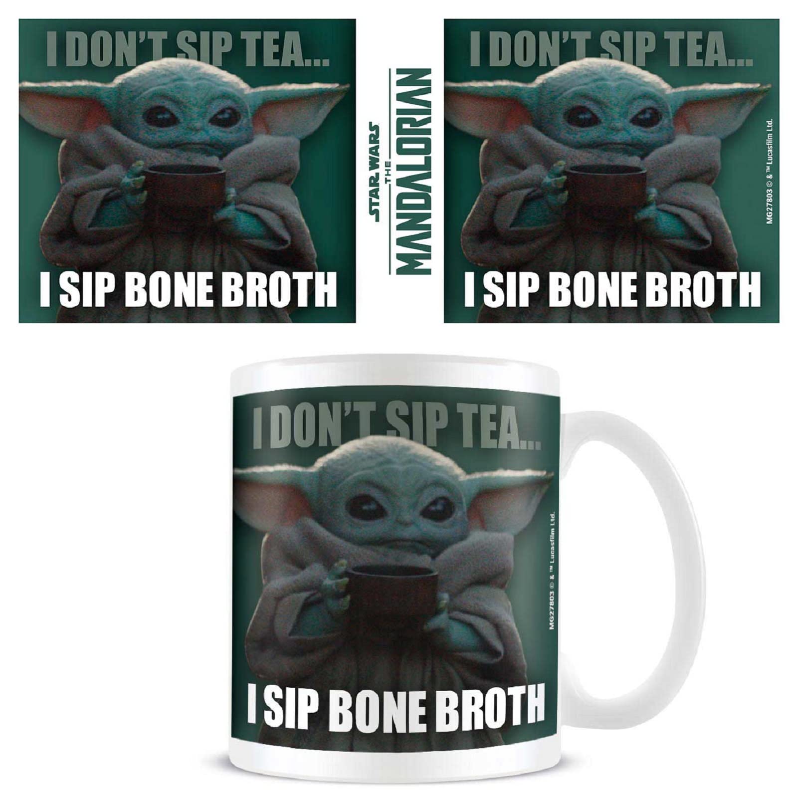 The Mandalorian Grogu Bone Broth Mug