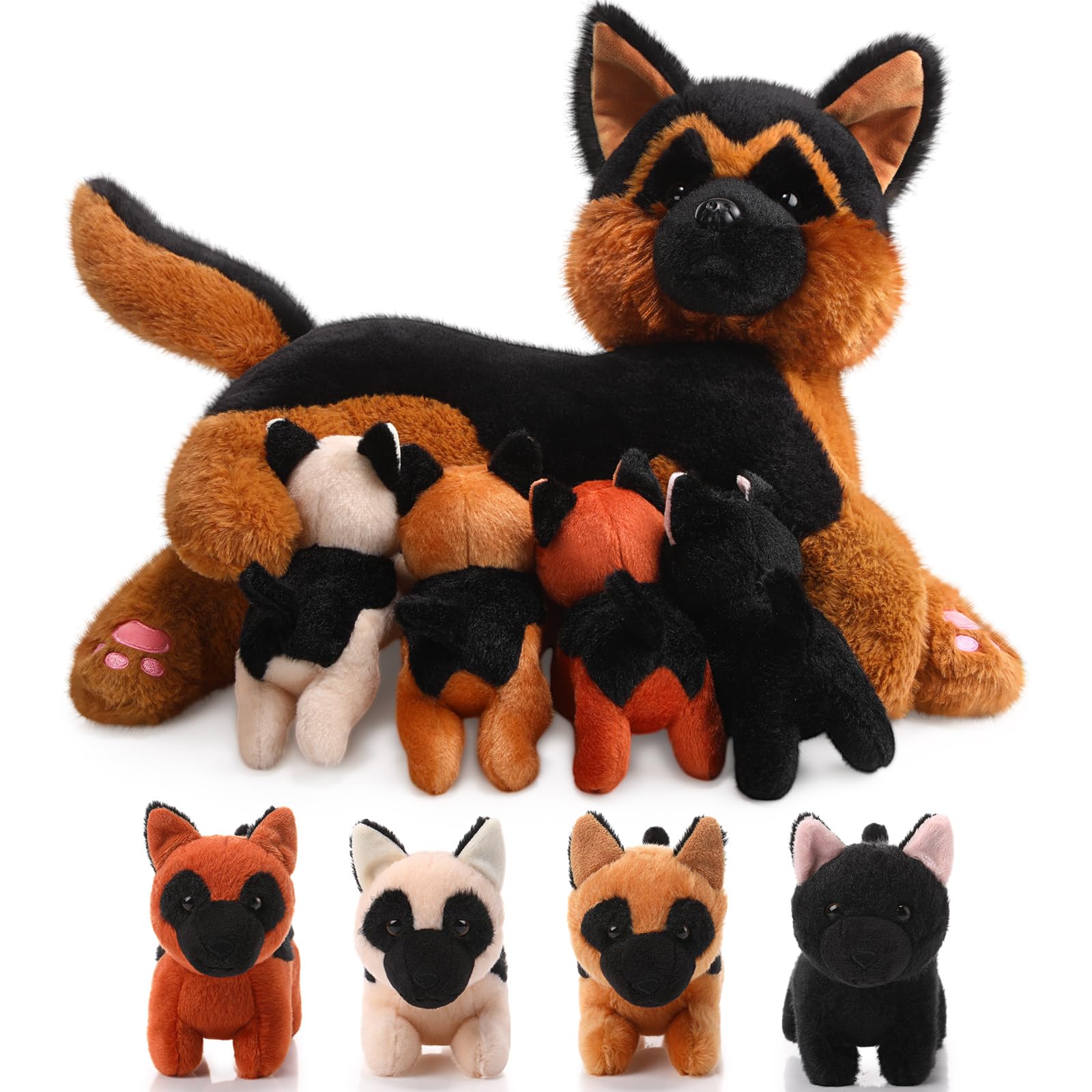 Amazon.co.jp: HyDren 育てる犬のぬいぐるみセット 15インチ ソフト