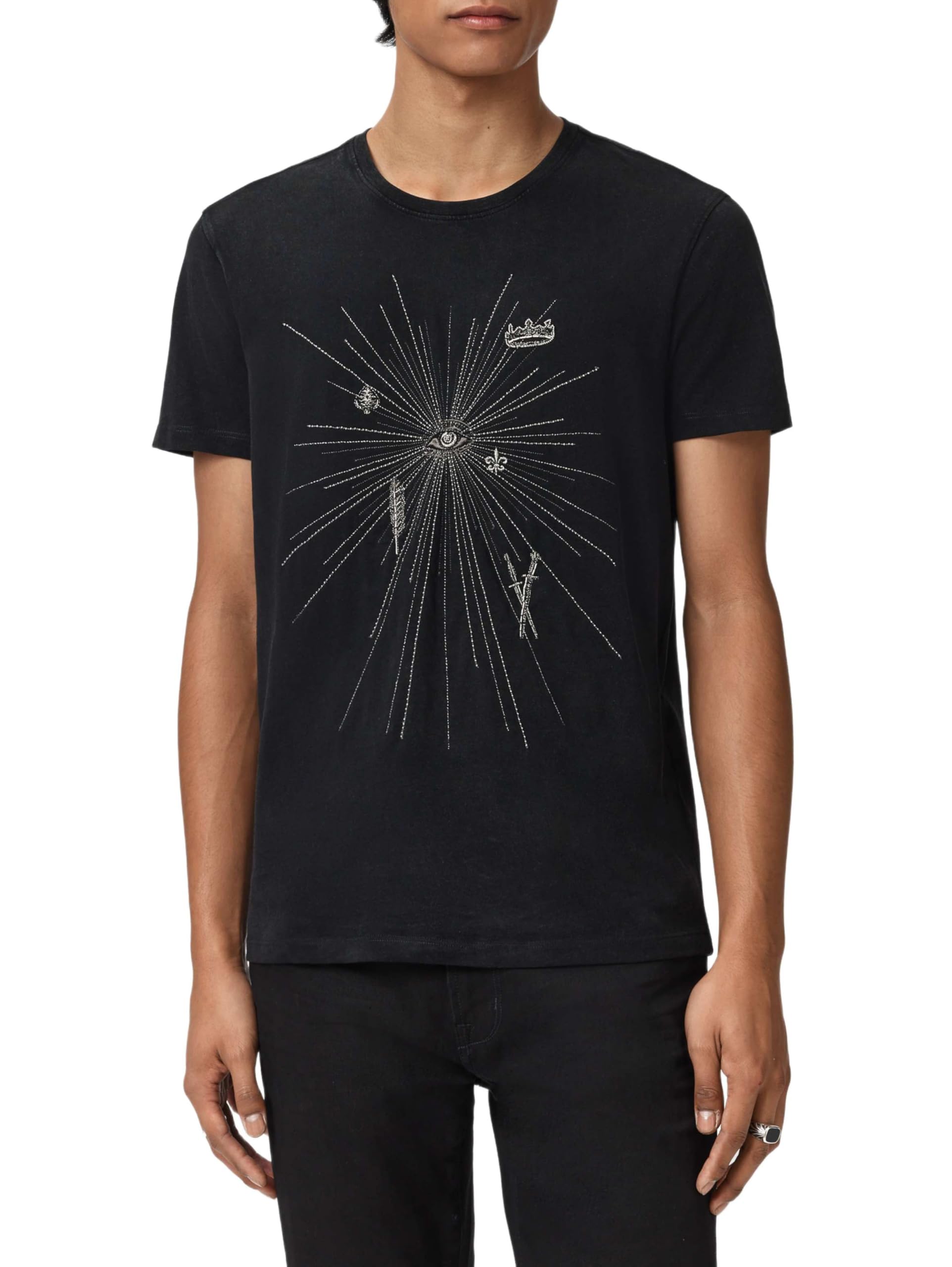 John Varvatos Men's Eye & Elements Tee, Black