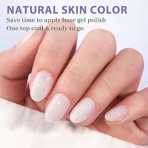 Miniatura 2 de BTArtboxnails - Puntas de uñas de gel X para uñas cortas de color blanco lechoso, puntas de uñas de gel suave de cobertura completa, 150 unidades,