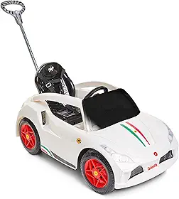 Carrinho Passeio e Pedal Racer Turbo Branco - Calesita
