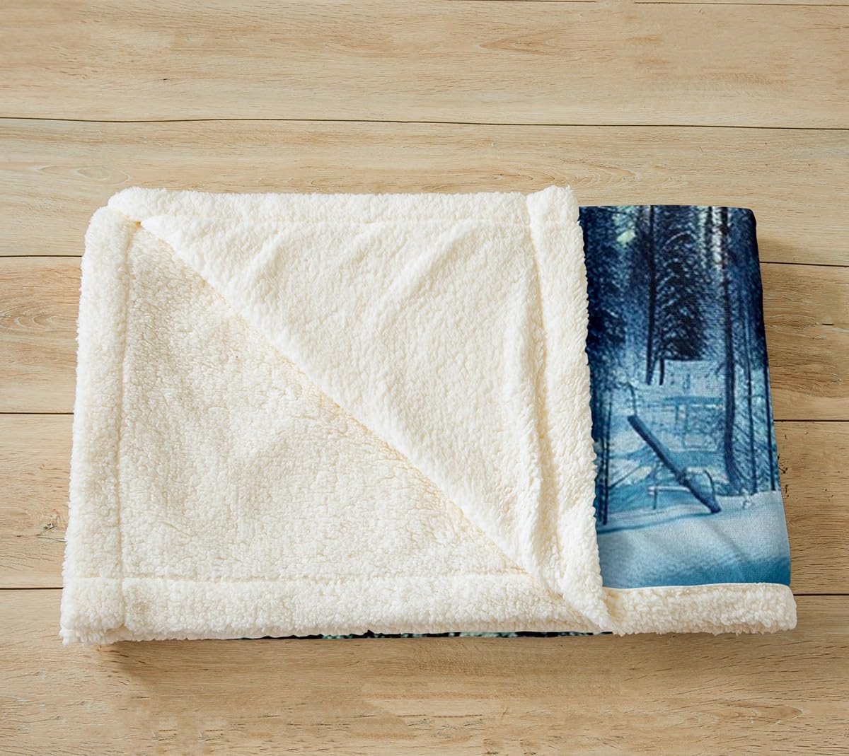 Northern Light Plush Blanket Galaxy Pine Trees Fleece Throw Blanket for Sofa Couch Bed Starry Sky Aurora Sherpa Blanket Room Decor Aurora Theme Fuzzy Blanket Green Purple Twin 60x80 Inch