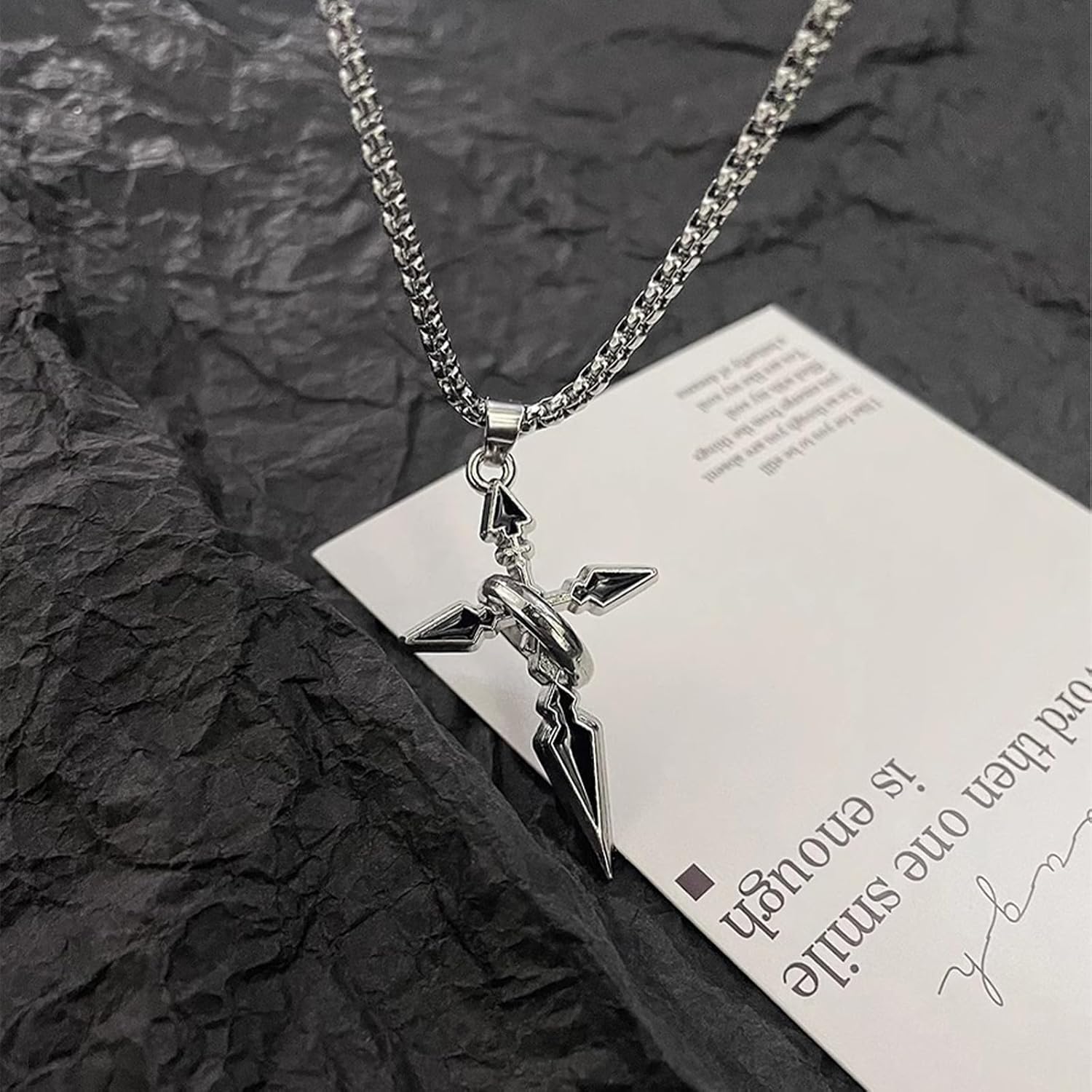 72ore Gifts for Boyfriend Necklace Silver Cross Promise Necklace for Men Cross Pendant Mens Silver Chain Meaningful Birthday Gifts for Him Boyfriend - Image 7