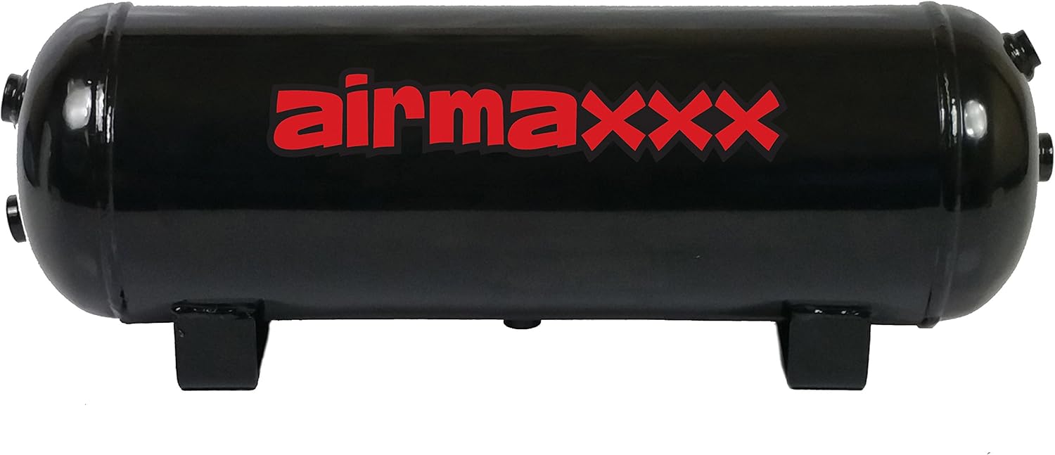 airmaxxx 480 Black Compressor Kit w/3 Gal Tank & 165/200 PSI Switch – 12V System