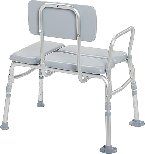 Miniatura 3 de Drive Medical 12005KD-1 Silla acolchada para ducha, color gris