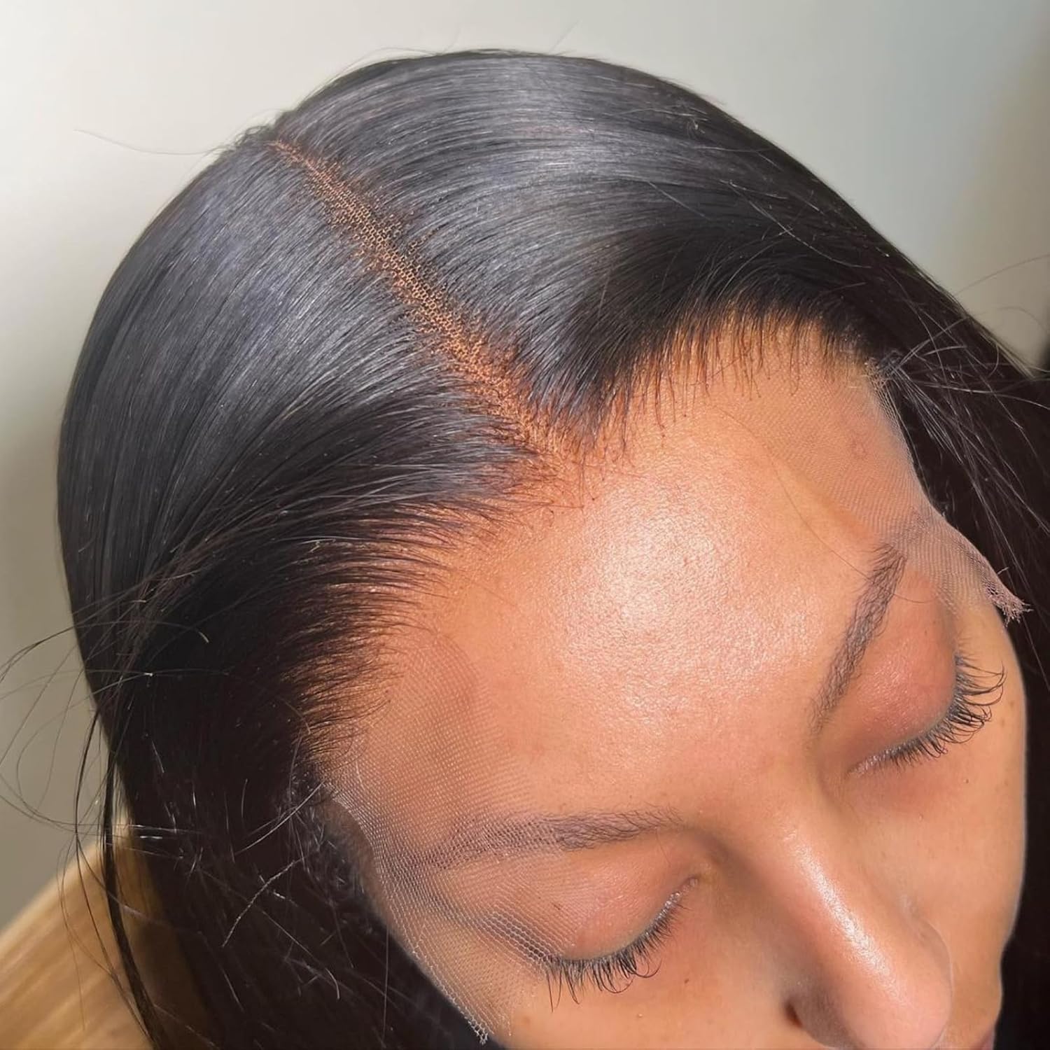 5x5 Skinlike Real HD Lace Closure Straight Ultra Thin Invisible Virgin Human Hair Pre Plucked Natural Hairline Sew In Piece 14 Inch Natural Black