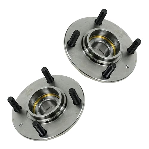 Miniatura 535 de TRQ Juego de 2 rodamientos de rueda delantera y conjunto de cubo compatible con Ford Mustang 2005-2007 2005-2014