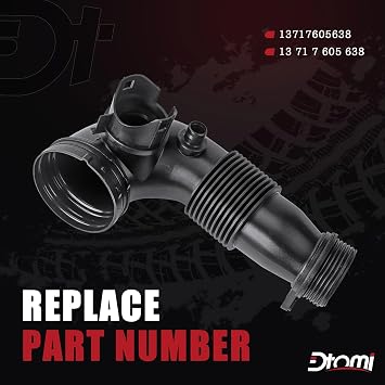 13717605638 Engine Air Intake Hose for BMW 2012-2017