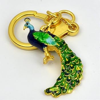 優雅な彩りと幸運を招く　孔雀　ステンドグラス　風水お守り 優雅な彩りと幸運を招く 孔雀 ステンドグラス 風水お守り