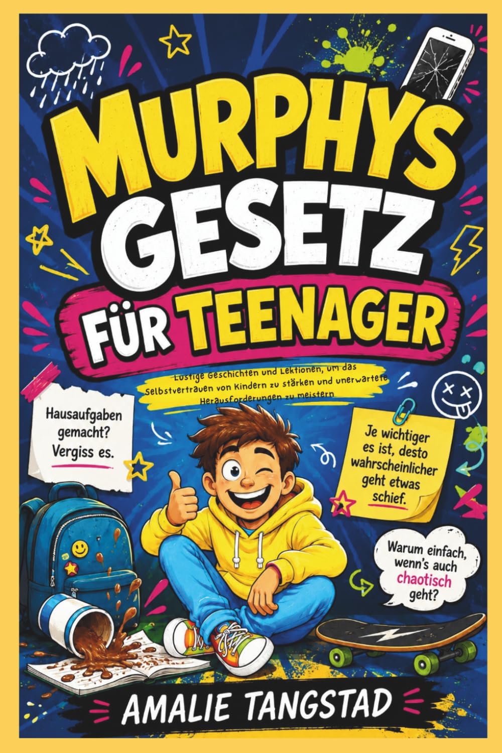 Murphys Gesetz für Teenager: Lustige Geschichten und Lektionen, um das Selbstvertrauen von Kindern zu stärken und unerwartete Herausforderungen zu meistern.