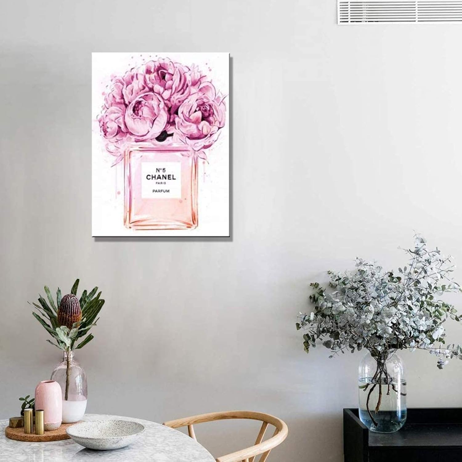 Amazon Co Jp Gigiart アートパネル シャネル 香水 ポスター 花 キャンバス 絵画 パネルアート おしゃれ モダン ファッショ 壁掛アート おしゃれ 部屋飾り 北欧ポスター 壁飾り ウォールアート ホームデコレーション モダンでシンプルな装飾用絵画 ホーム キッチン