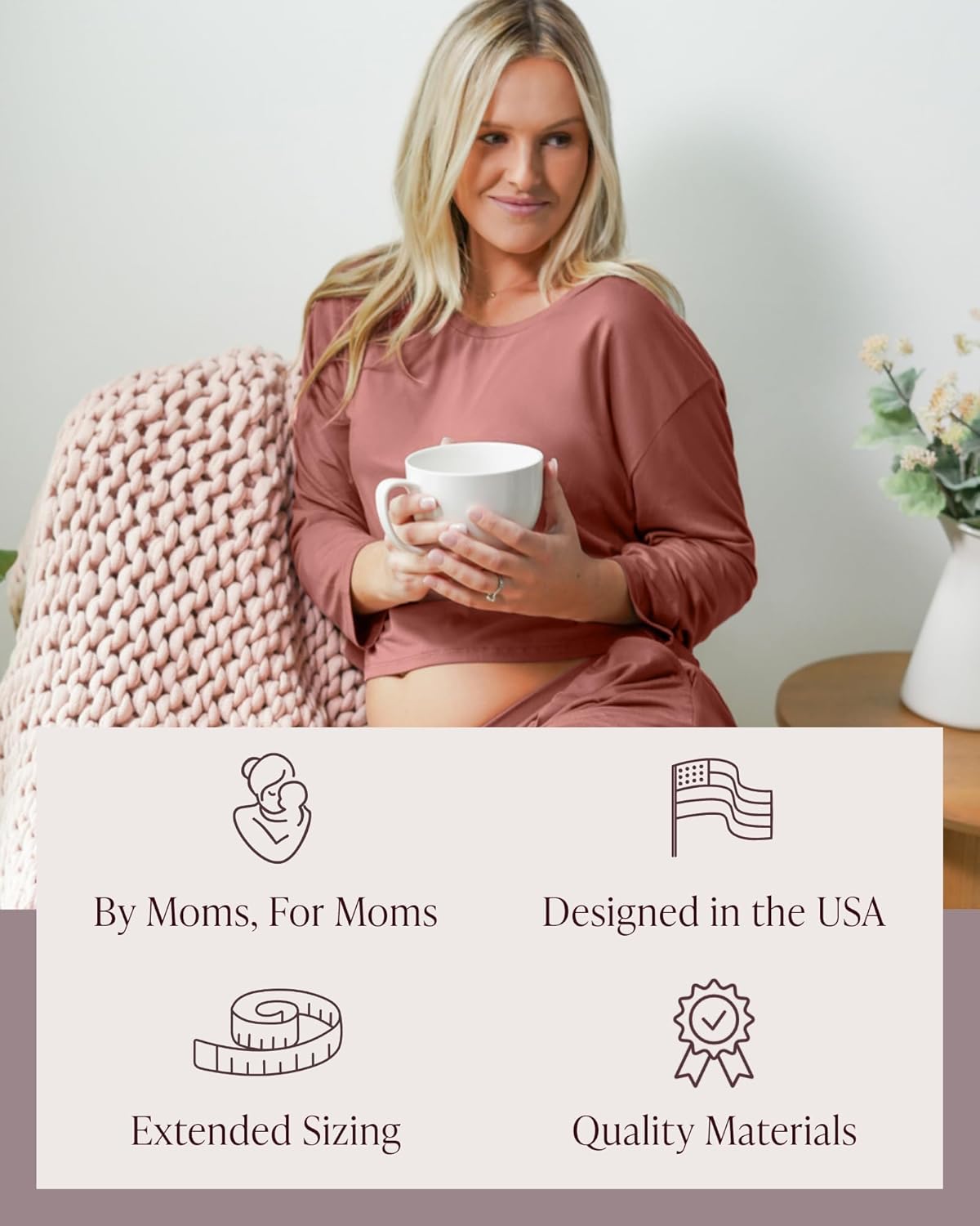 Kindred Bravely Aria Casual Cropped Long Sleeve Maternity Top | Nursing Shirts for Breastfeeding