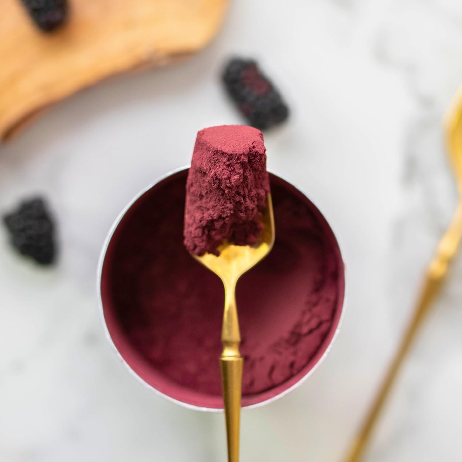 Aronia ORIGINAL Organic Aronia Berry Powder 3.5 oz (100 g) | 10:1 Fruit-to-Powder Ratio, over 1,000 Aronia Berries, No Added Sugar, No Additives | Vegan, Organic, Non-GMO Black Chokeberry - Image 3