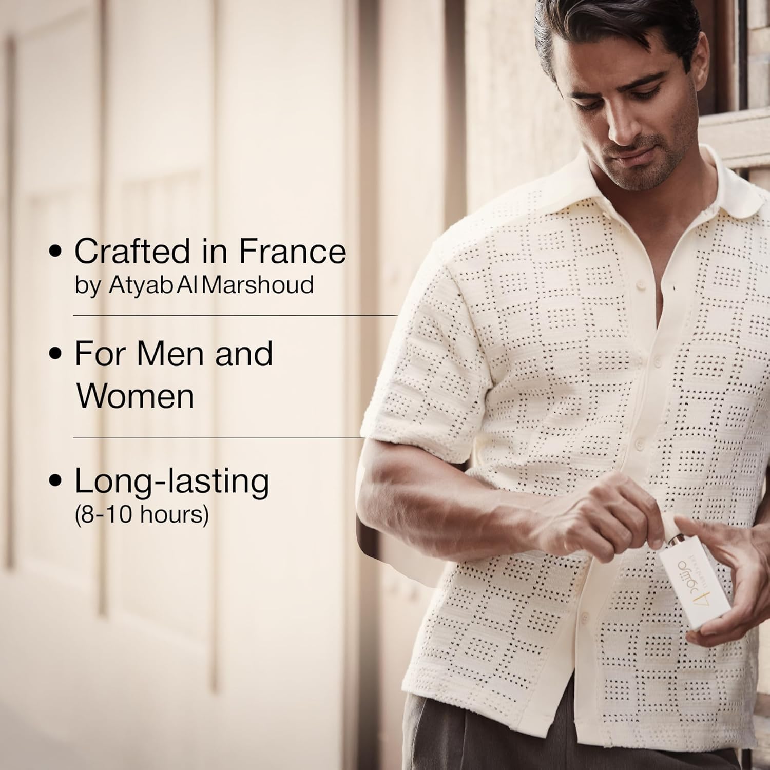 ATYAB AL MARSHOUD - Marshoud 4 (White) Eau de Parfum 100ml, Unisex Oud Perfume for Women and Men, with Mint, Saffron & Cardamom - Long-Lasting, Luxurious Arabian Perfume