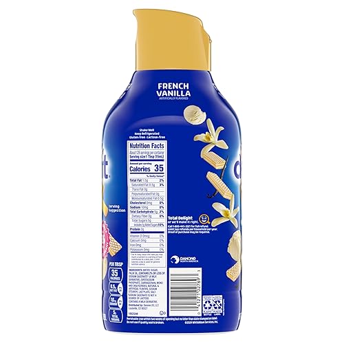 Vista 150 de International Delight Crema de café, caramelo macchiato, crema saborizada refrigerada, botella de 32 onzas líquidas