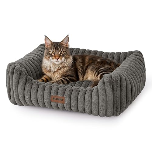 ZOMISIA Large Cat Beds - Orthopedic Dog Bed for Medium