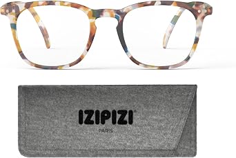IZIPIZI READING #E Reading Glasses for Women and Men Rectangular Glasses with Anti-Scratch Lenses, Lightweight Fashion Frame