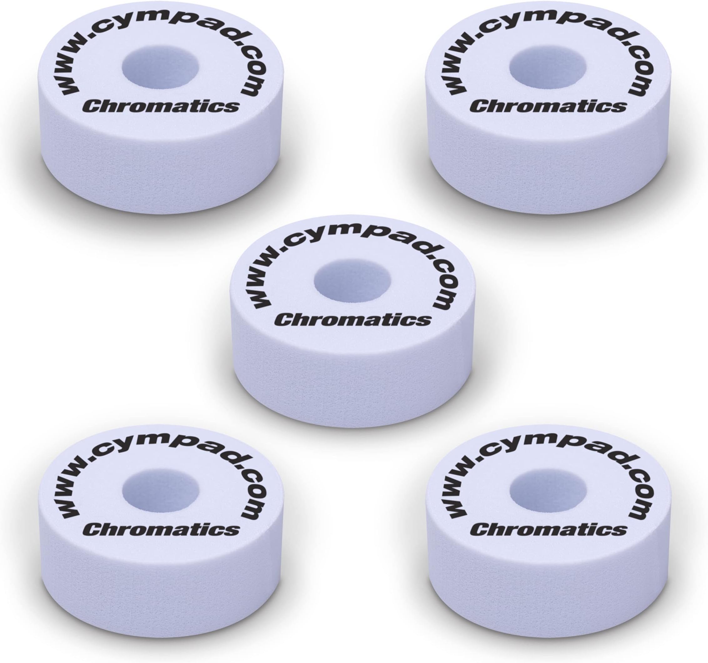 Cympad CYCS15/5W 40/15 mm Chromatics Set - White (Pack of 5)