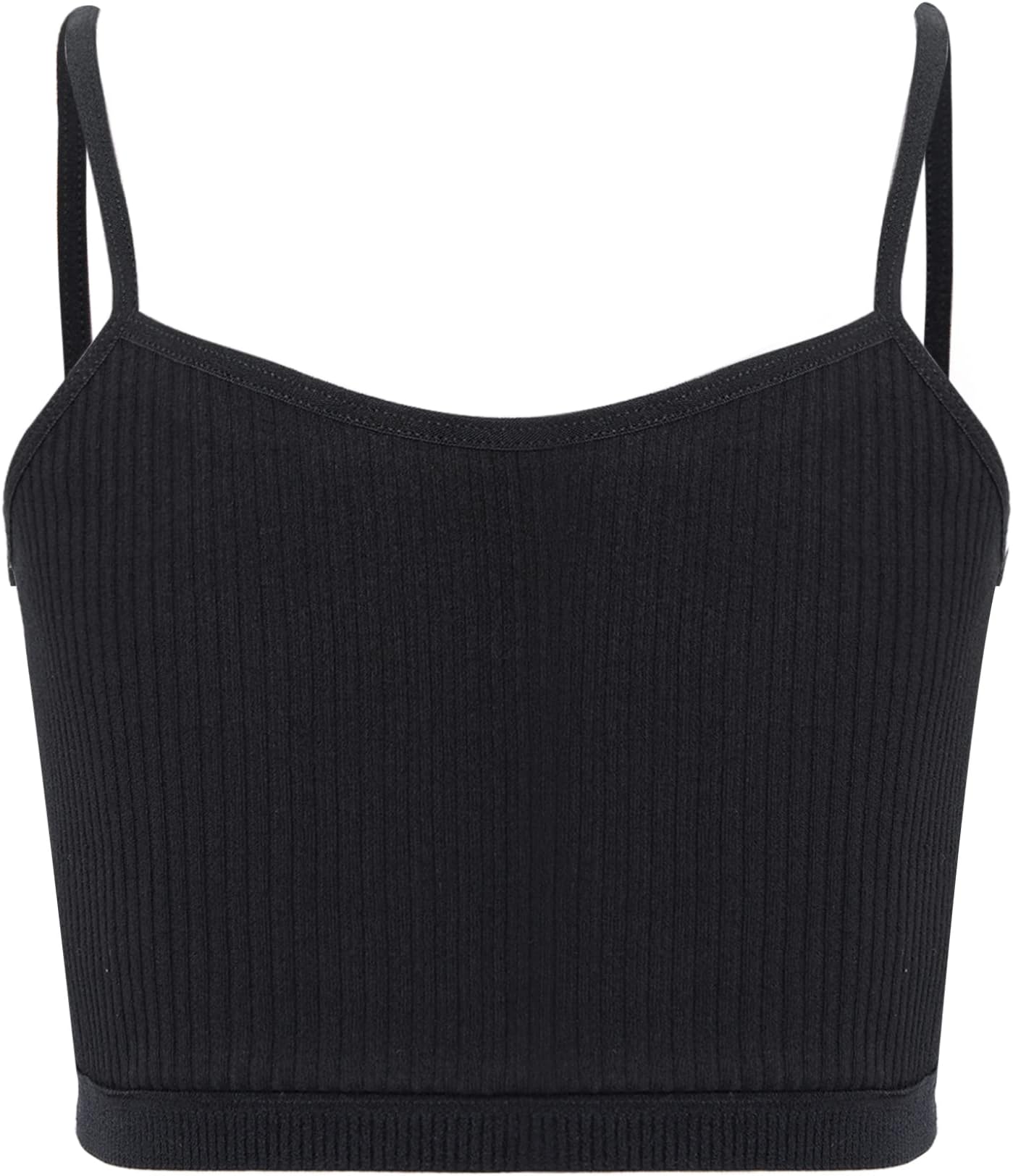 ZalditaChild Big Girls Camisole Dance Crop Tops Sport Vest Yoga Gym Training Bras Cami Shirts Activewear