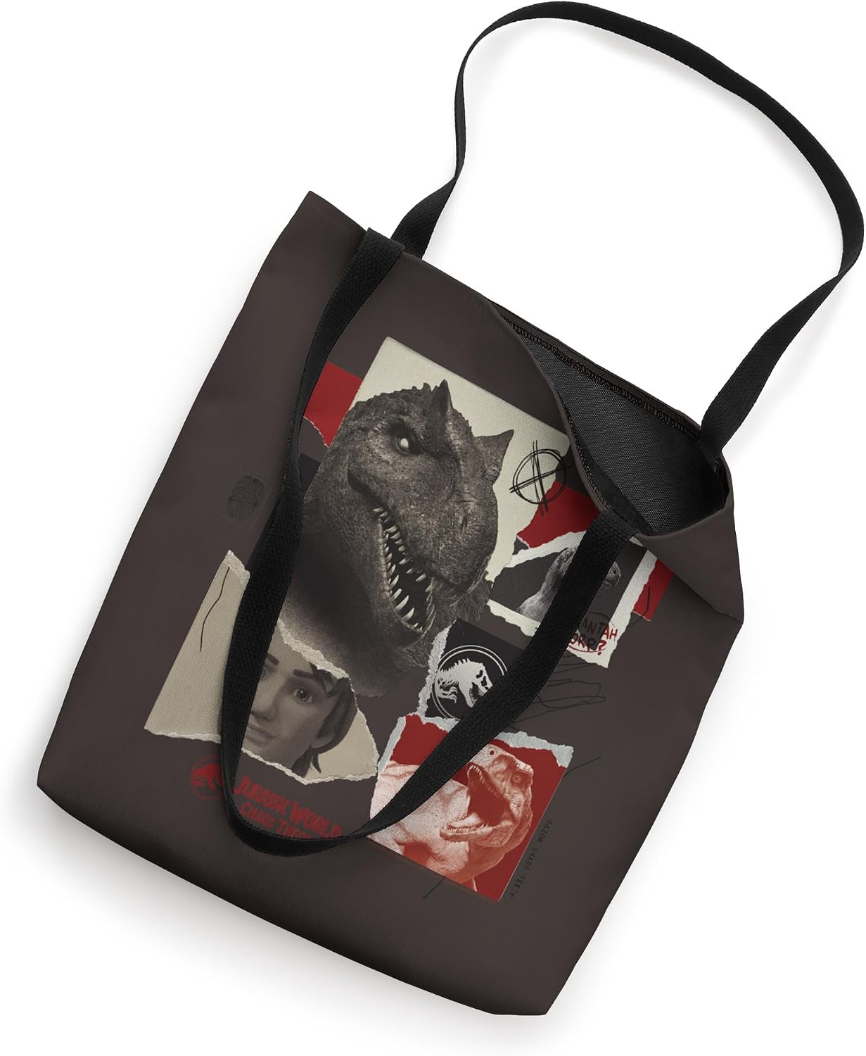 Jurassic World: Chaos Theory Photo Collage Tote Bag