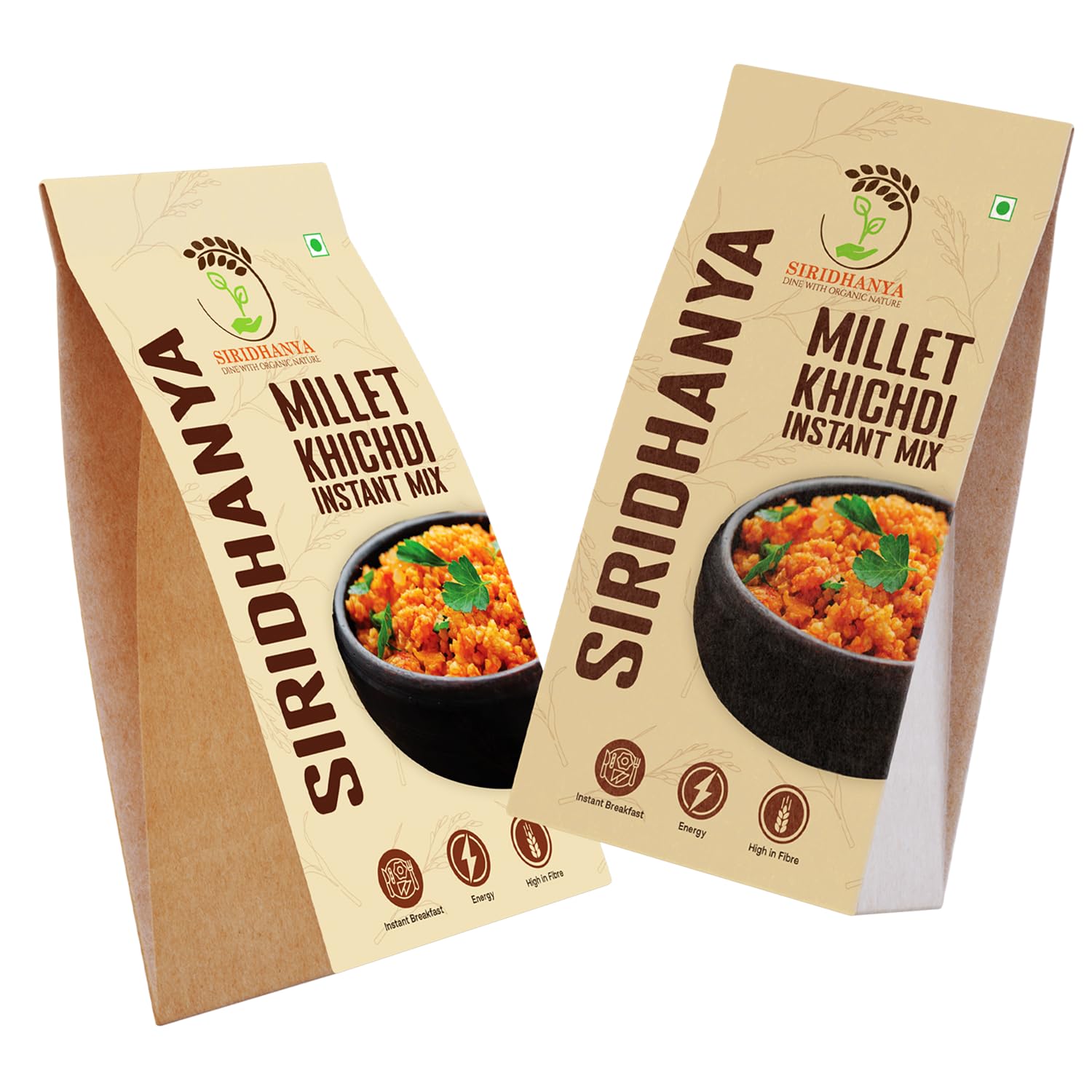SIRIDHANYA Millets Instant Mix Khichdi, Easy & ready to cook, Gluten free Rich in high fiber and protein, 100% vegan. , organically grown from Andhra Pradesh(450g pack 2) (B0CKN1KV2K) Amazon Price History, Amazon Price Tracker
