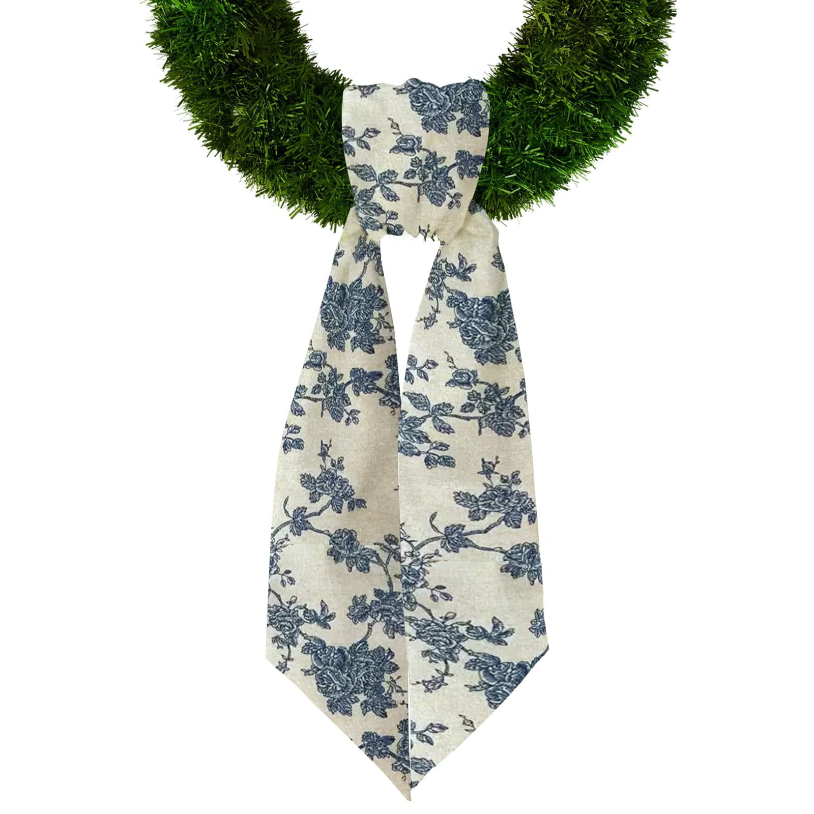 christmas wreath sash for front door flowers leaves natural burlap sash holiday wreath accessories for home wedding birthday decorations