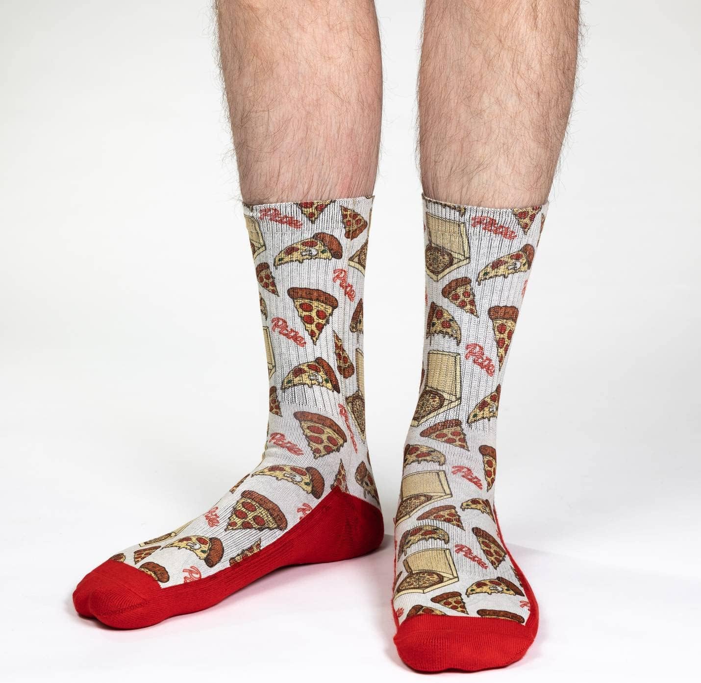 Good Luck Sock Men's Pizza Socks, Adult, Shoe Size 8-13 - Image 2