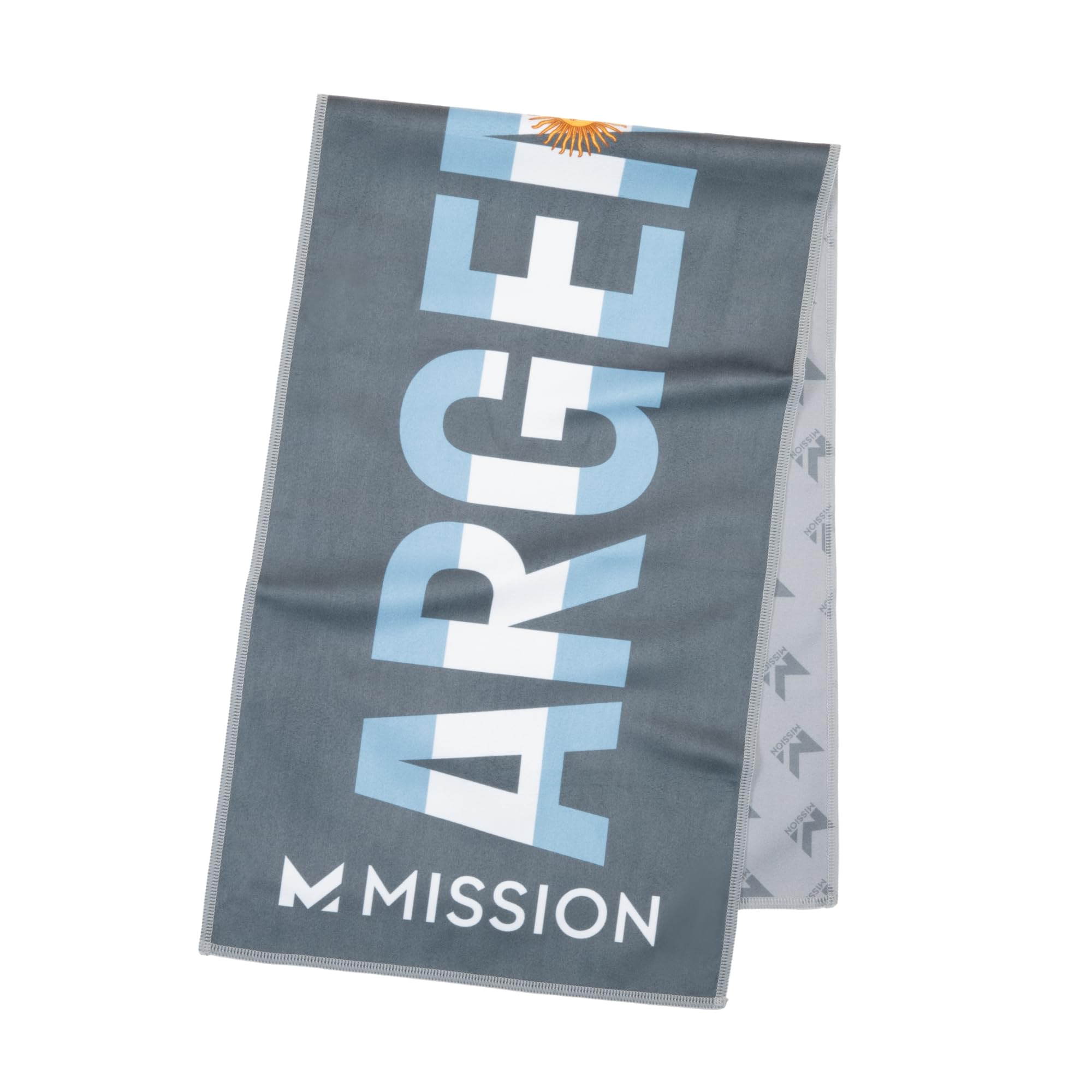 MISSION Original Cooling Towel, Argentina - Soft, Durable Microfiber - Cools Up to 2 Hours - UPF 50 Sun Protection - Machine Washable