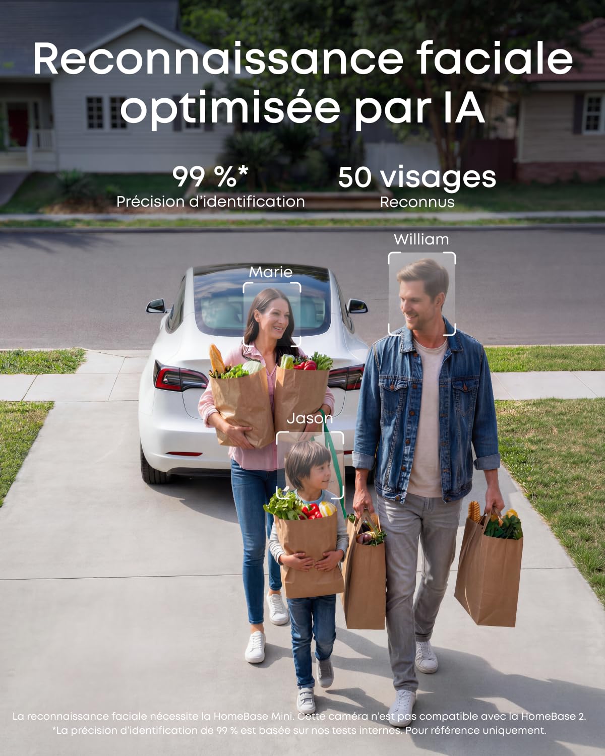Caméra Filaire eufy C31, caméra extérieure et intérieure 360°, Panorama et Inclinaison, Double antenne, Vision Nocturne Couleur, Stockage Local, sans abonnement, détection IA, Enregistrement continu