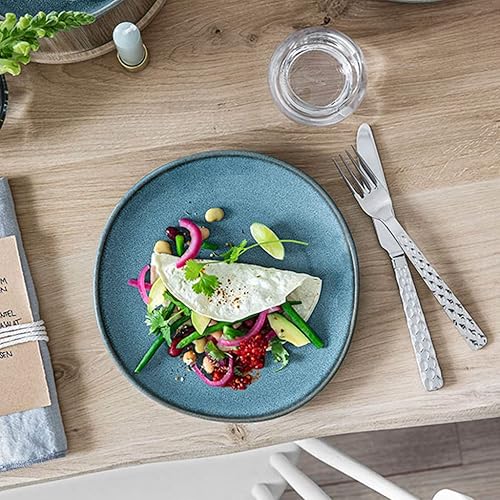 Miniatura 3 de Por Villeroy and Boch - Lave Glacé - Plato de desayuno de 9.25 pulgadas, elegante plato plano hecho de gres para brunches, lavavajillas y microondas