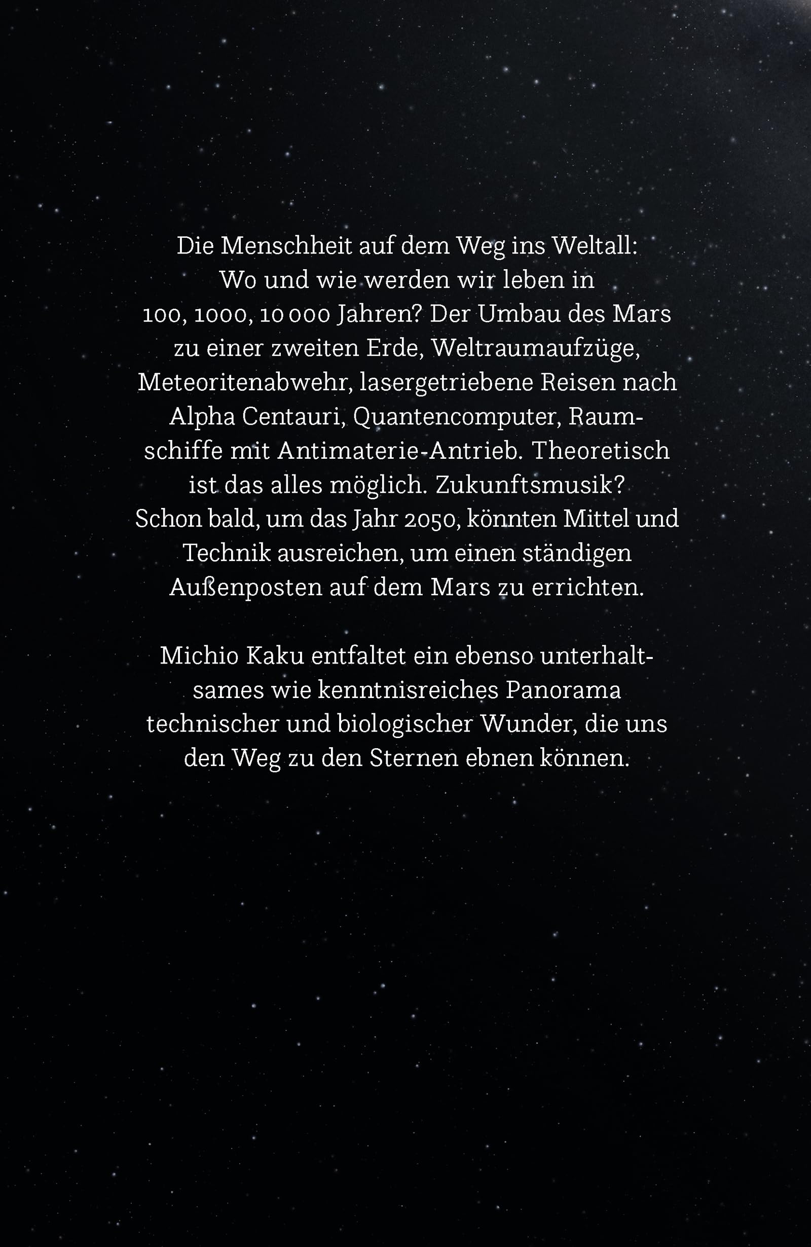 Abschied von der Erde: Die Zukunft der Menschheit