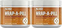 Vista 10 de Pet MD Wrap A Pill Paste - Pastilla con sabor a tocino para perros, crea un bolsillo para ocultar pastillas y medicamentos, 59 porciones