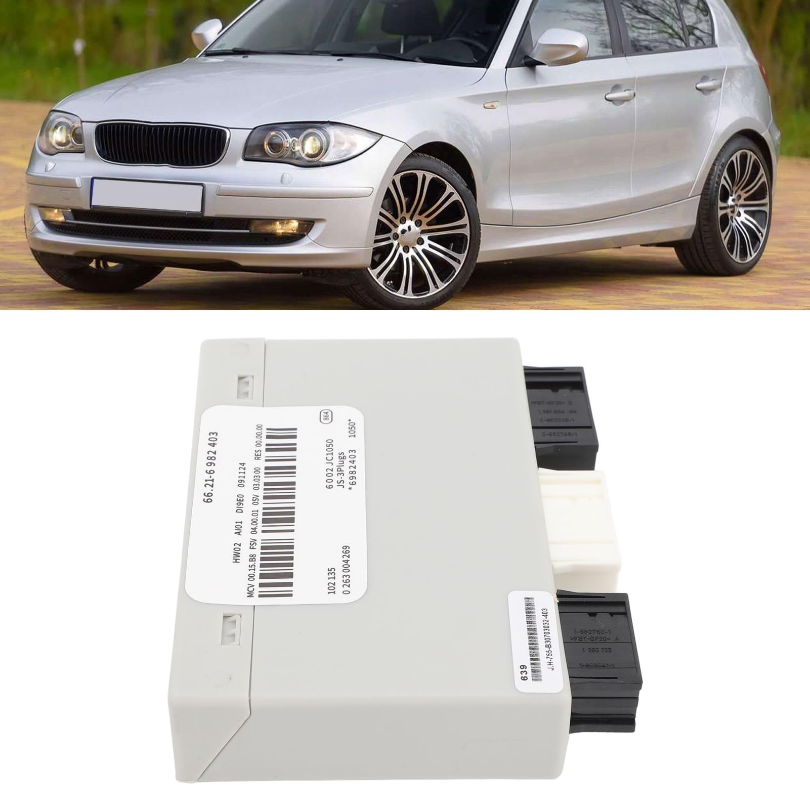 Aramox Jednostka Sterująca odległością Parkowania PDC Moduł Sterujący Czujnika Parkowania ABS OE 66209225824 66216982403 dla Serii 1 3 E81 E82 E87 E88 E90 E91 E92 E93 Asystent