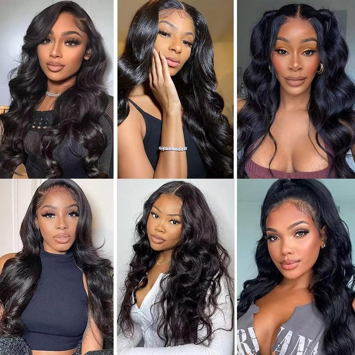 Color #1B Bundle Body Wave Human Hair Bundles Natural Color 12 12 12 Inch Peruvian Virgin Body Wave Bundles Human Hair Weave