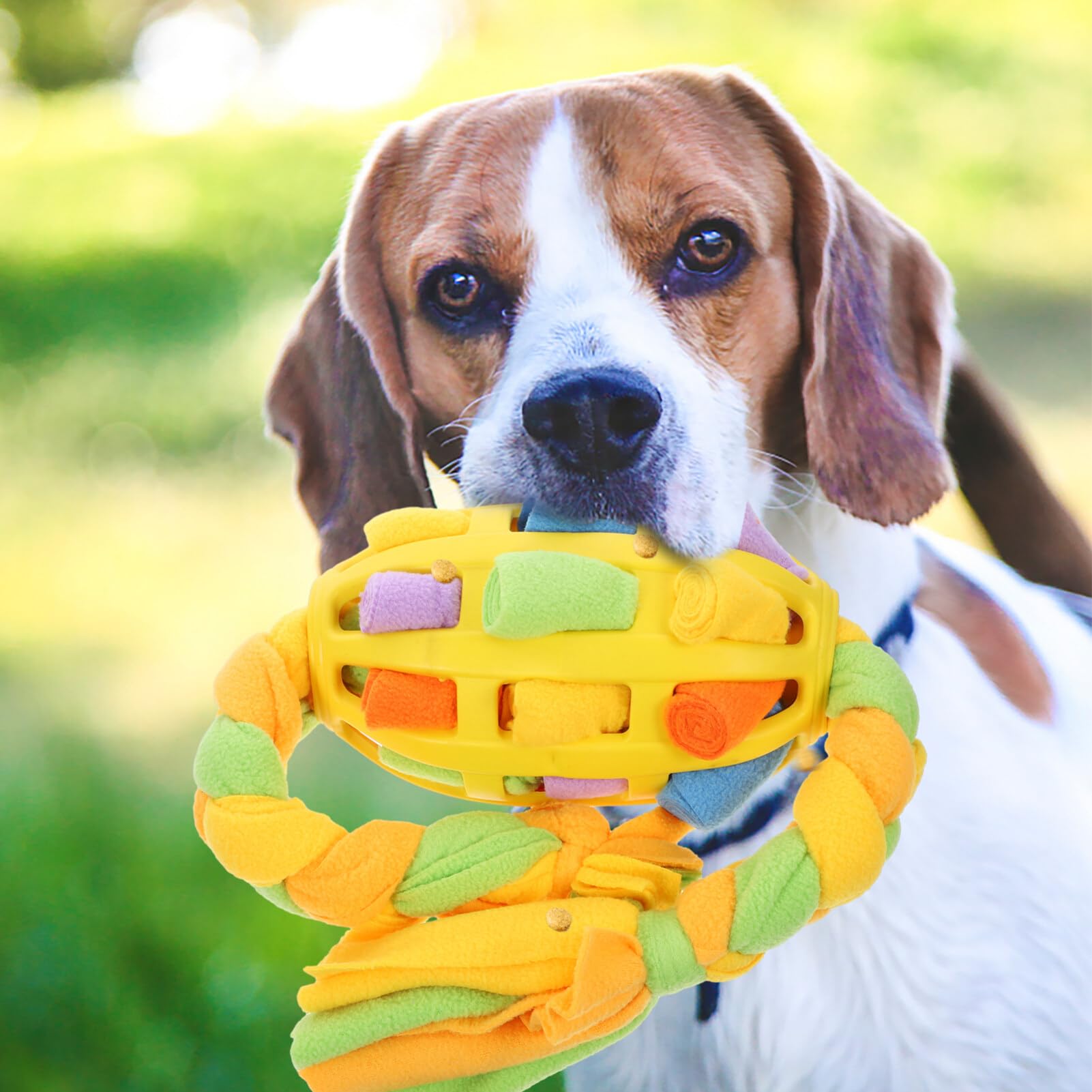 POPETPOP Interaktiver Schnüffelball für Hunde aus TPR mit Leckerli Verteilung und Mentale Stimulation